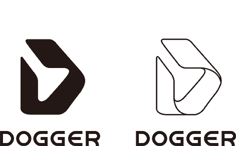 DOGGER商標黑白稿