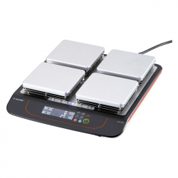 加熱攪拌器 LCD 四點式 鋁製盤面 14x14cm方盤 250℃ LSH-4D 100V