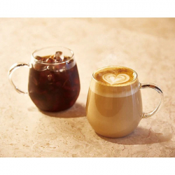 玻璃馬克杯 2入組 360ml(RDM-1824)