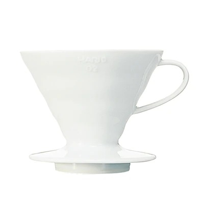 V60手沖咖啡壺組 700ml  (V60白色樹脂濾杯1~4杯+吳須色咖啡壺+濾紙+量匙)