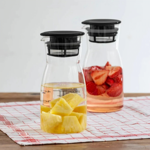 維納格醋飲壺組700ml(醋飲壺+玻璃馬克杯 400ml)