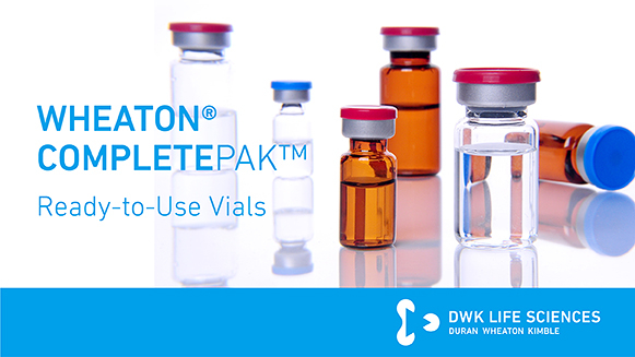 WHEATON® COMPLETEPAK™ Ready-to-Use Vials