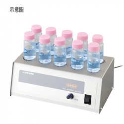 磁力攪拌器 類比 十點式 不鏽鋼盤面 50mLx10 1000rpmHS-10VA 100V