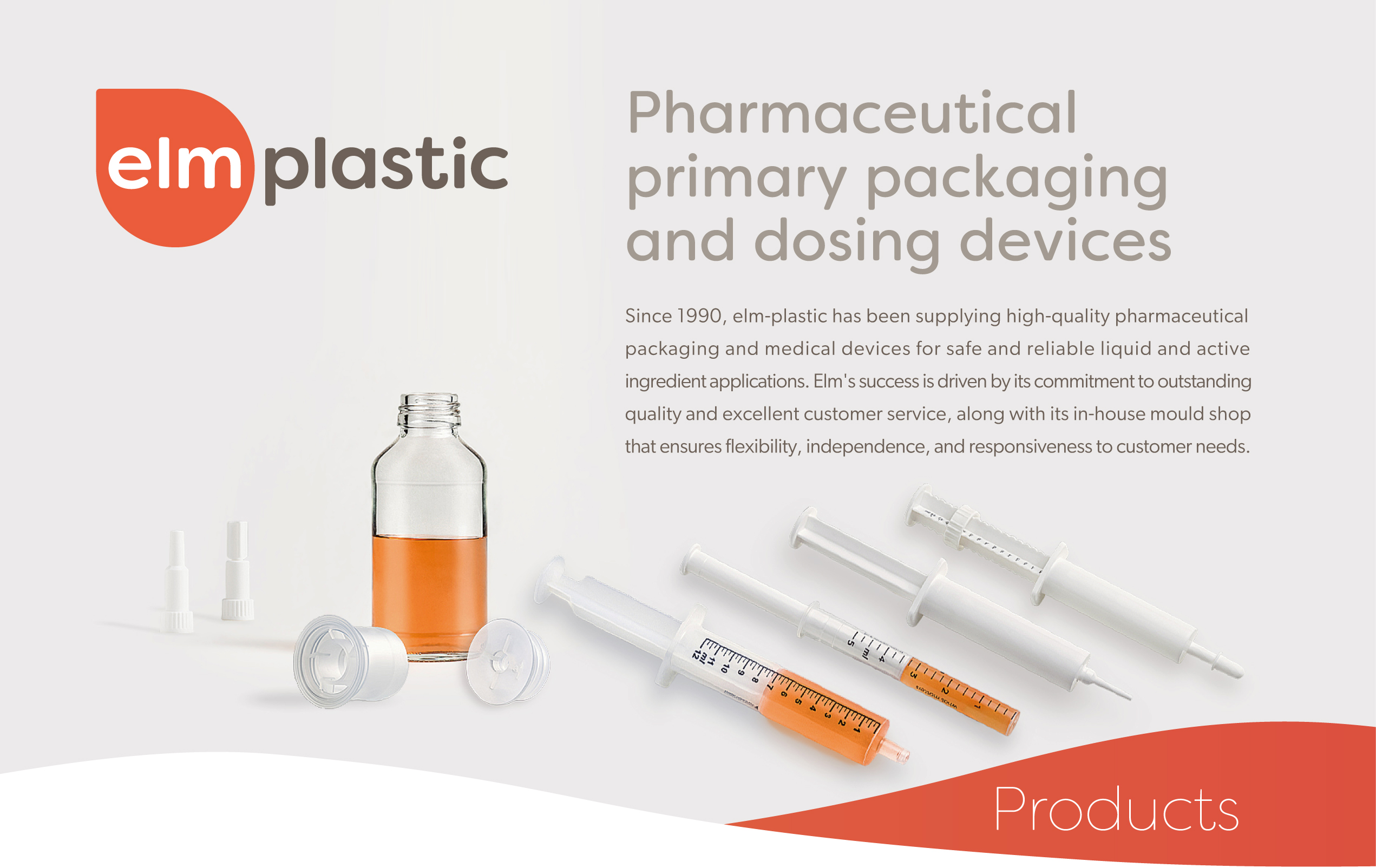 elmplastic Pharmaceutical primary packaging and dosing devices