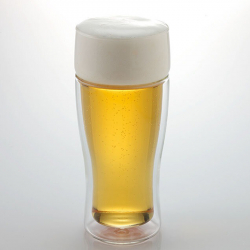 雙層玻璃啤酒杯380ml(TBG-380)