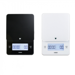 咖啡師玻璃電子秤 2000g/0.5g 黑色/白色(VSTGB-2000-B/VSTGB-2000-W) 台灣限定