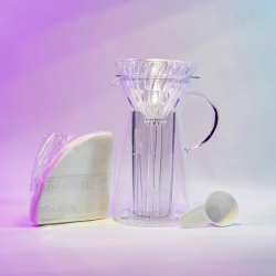 V60玻璃濾杯急速冰咖啡壺 700ml(VIG-02T) 冰咖啡/熱咖啡 一壺完成