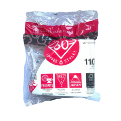 V60白色濾紙 1~4杯 110ea/pk(VCF-02-110W)