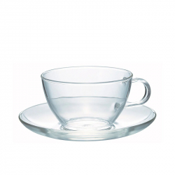 夢幻玻璃杯盤組 230ml 咖啡杯盤組 茶杯 杯盤組 日系美學(TCSN-1T)