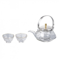 地爐利精緻八角酒器壺杯組 360ml 清酒壺 酒杯組 日本製 IDSG-2004-ESV