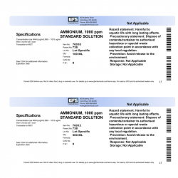 1000ppm 銨離子標準液