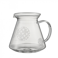 七寶紋玻璃壺 600mL 耐熱玻璃咖啡壺 分享壺 XVG-60-SP